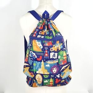 Rare Disney Parks Rides Cinch Bag Backpack
